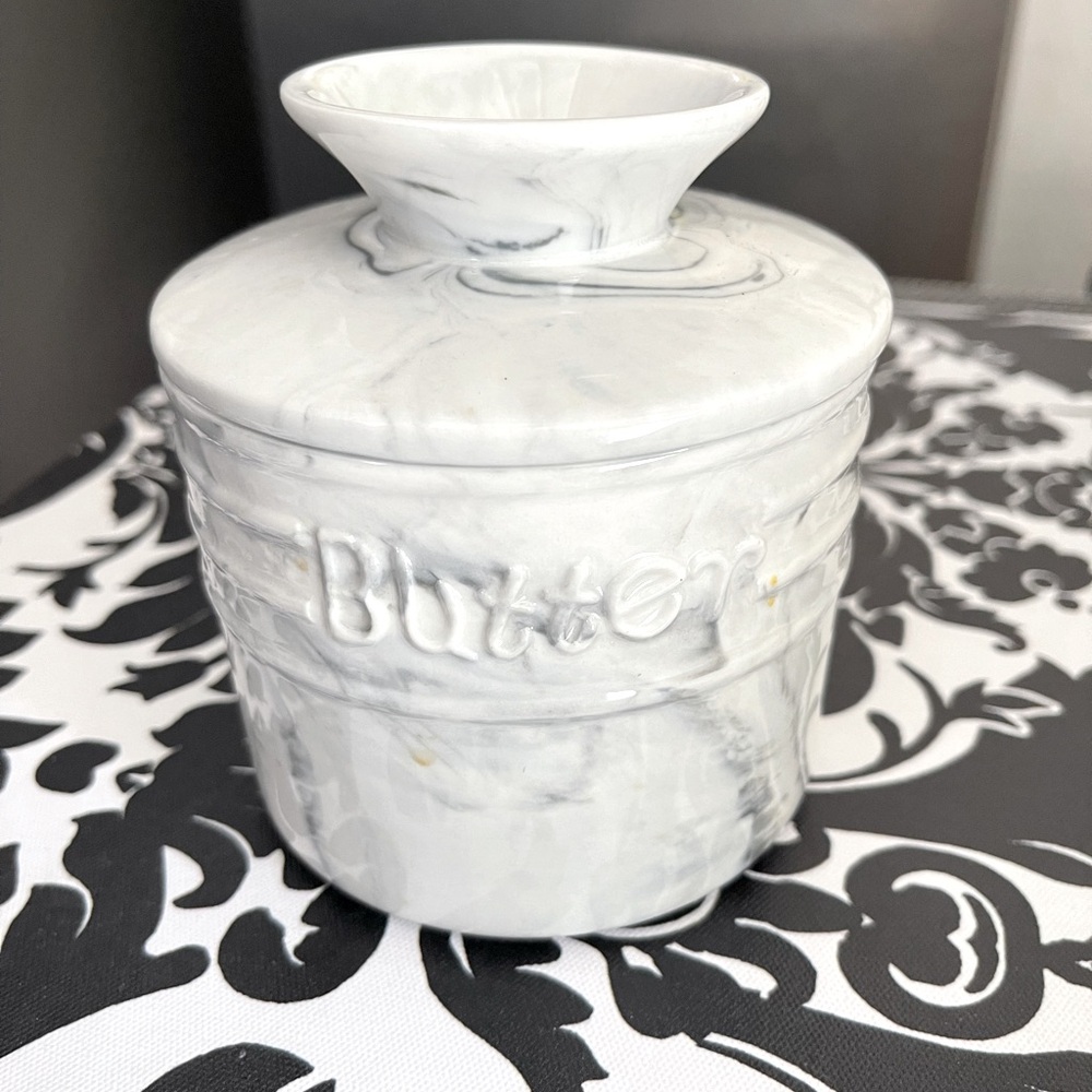DONATED🚫 Marble Ceramic Butter Dish